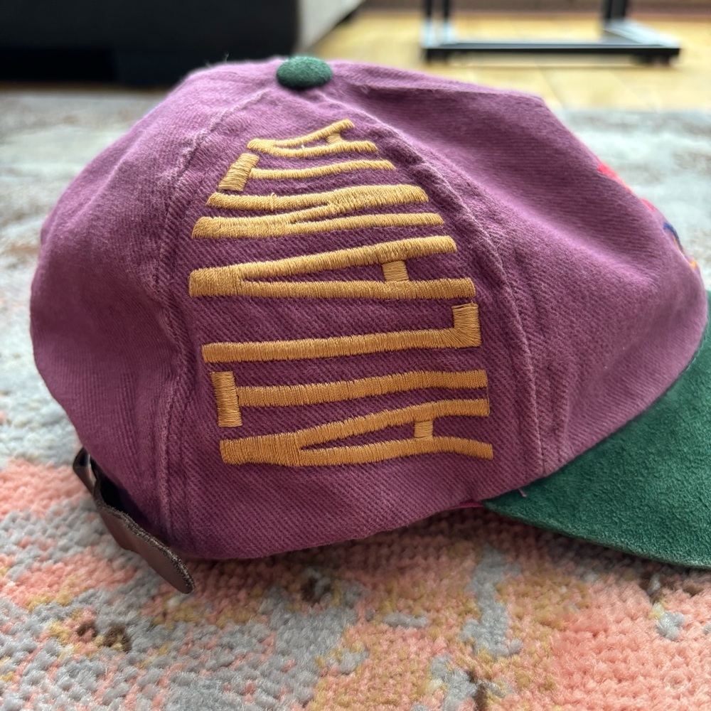 Vintage 1996 Atlanta Olympics Canada Kalson Strapback Adjustable Hat Cap Purple - Picture 7 of 12